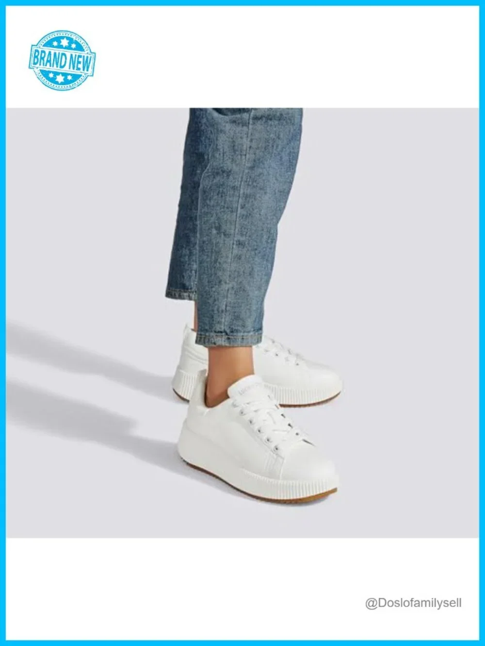 Women's Woven Platform Sneakers Lace-Up Rhinestone Walking Shoes